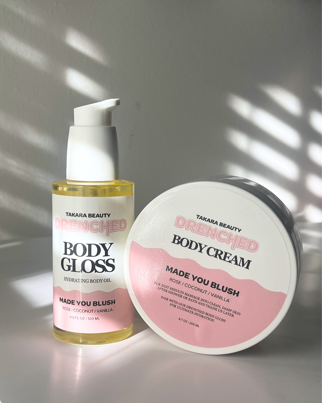 Made You Blush Body Gloss + Body Cream Bundle