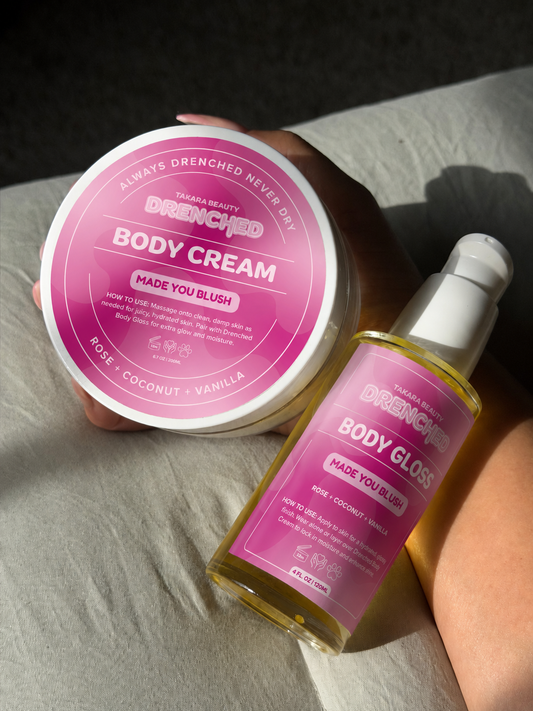 Made You Blush Body Gloss + Body Cream Bundle