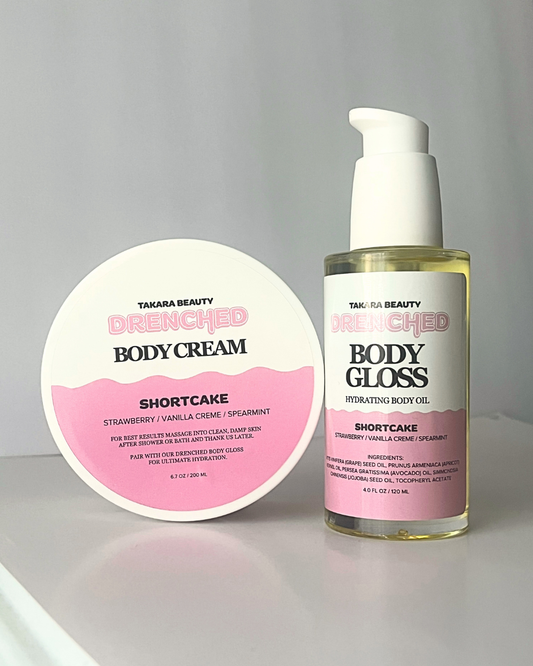 Shortcake Body Gloss + Body Cream Bundle