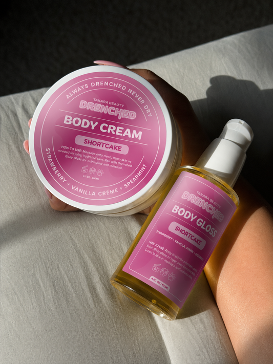 Shortcake Body Gloss + Body Cream Bundle